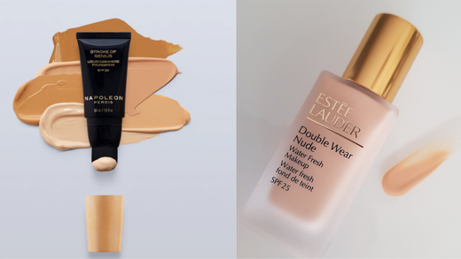 Comparing Foundations: Napoleon Perdis Stroke of Genius vs. Estée Lauder Double Wear