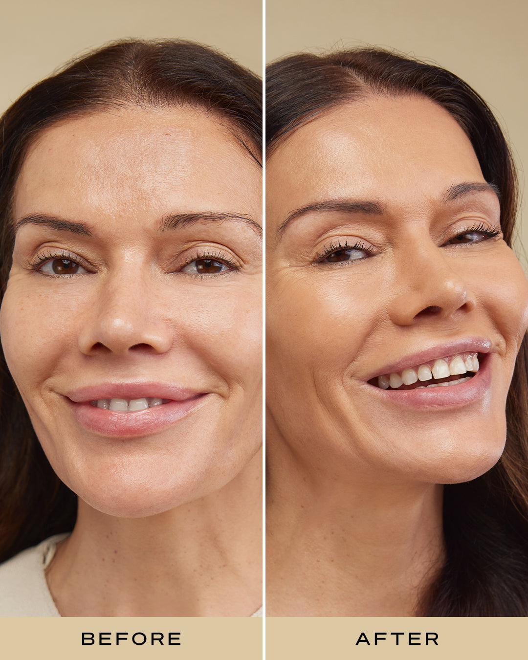 CHINA DOLL FOUNDATION BLACK LOOK 4 b&a