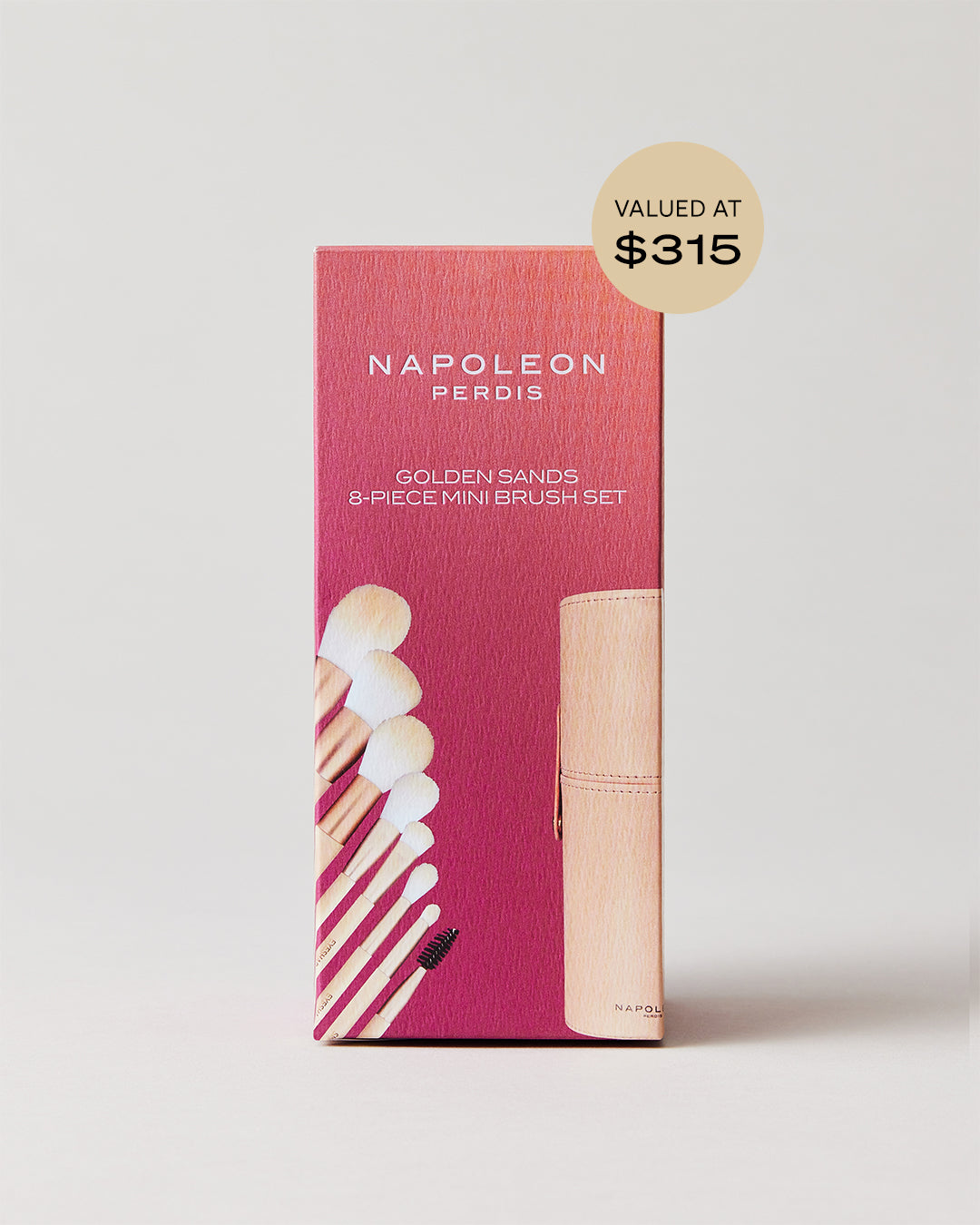 GOLDEN SANDS 8-PIECE MINI BRUSH SET