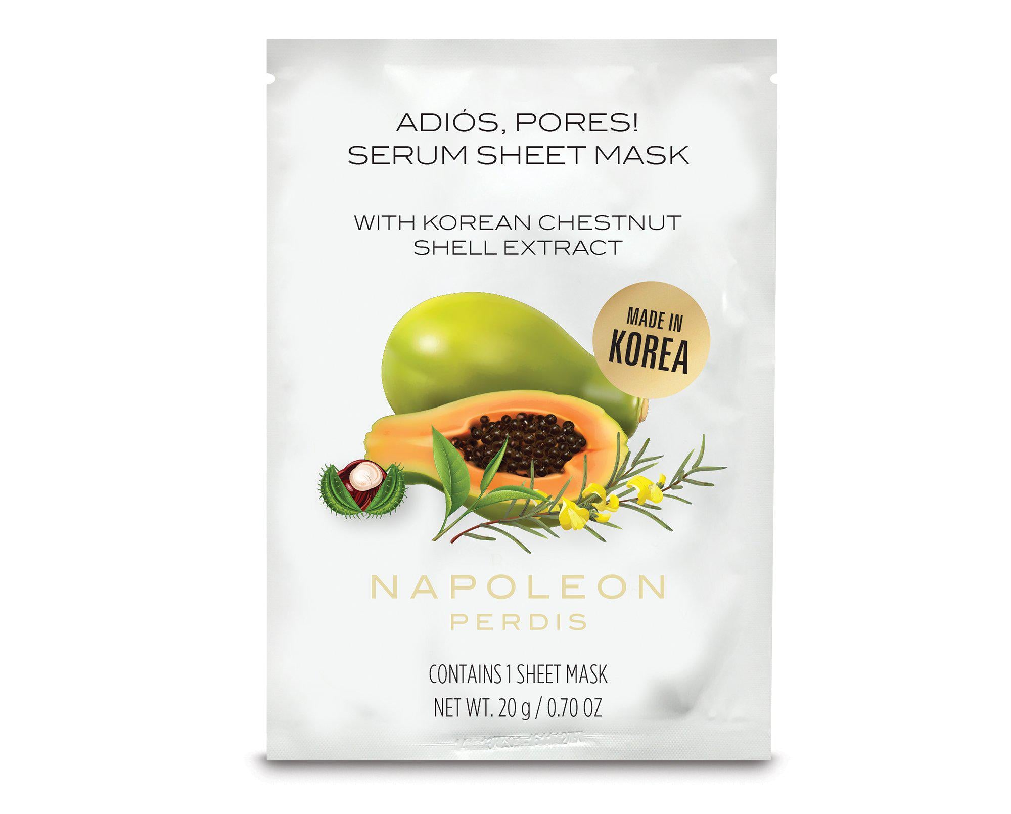 Adios, Pores Serum Sheet Mask-